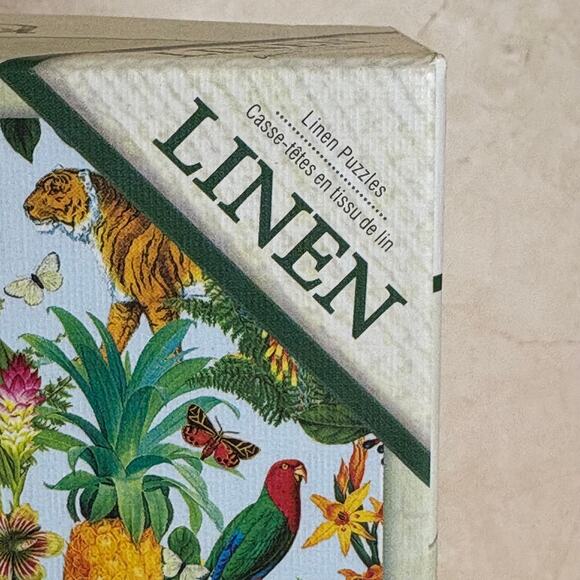 MasterPieces 1000 Piece Linen Jigsaw Puzzle Family Safari 19.25x26.75 Fun NEW - Picture 3 of 12